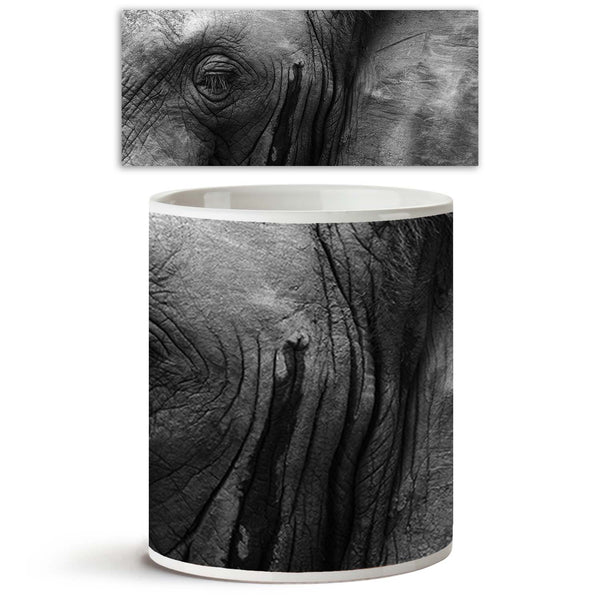 African Elephant Eye & Ear Ceramic Coffee Tea Mug Inside White-Coffee Mugs-MUG-IC 5002548 IC 5002548, African, Animals, Black, Black and White, Individuals, Nature, Portraits, Scenic, Wildlife, elephant, eye, ear, ceramic, coffee, tea, mug, inside, white, aged, animal, big, brown, close, closeup, danger, detail, endangered, face, feed, female, head, hide, jungle, large, look, old, one, portrait, powerful, skin, skinned, slow, species, strong, texture, thick, threatened, tough, trunk, tusk, up, wild, wise, w