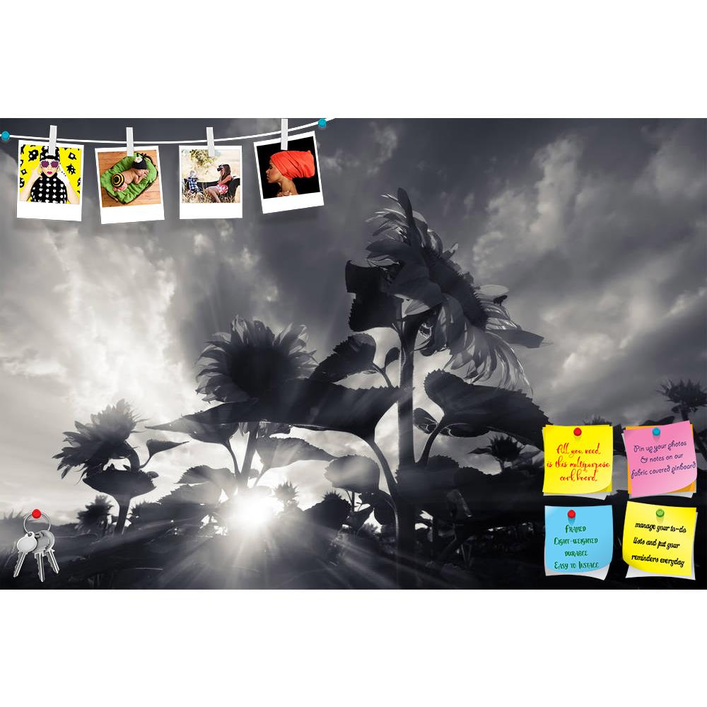 ArtzFolio Abstract Landscpe Printed Bulletin Board Notice Pin Board Soft Board | Frameless-Bulletin Boards Frameless-AZSAO21041807BLB_FL_L-Image Code 5002560 Vishnu Image Folio Pvt Ltd, IC 5002560, ArtzFolio, Bulletin Boards Frameless, Floral, Photography, abstract, landscpe, printed, bulletin, board, notice, pin, soft, frameless, black, white, field, sunflowers, pin up board, push pin board, extra large cork board, big pin board, notice board, small bulletin board, cork board, wall notice board, giant cork