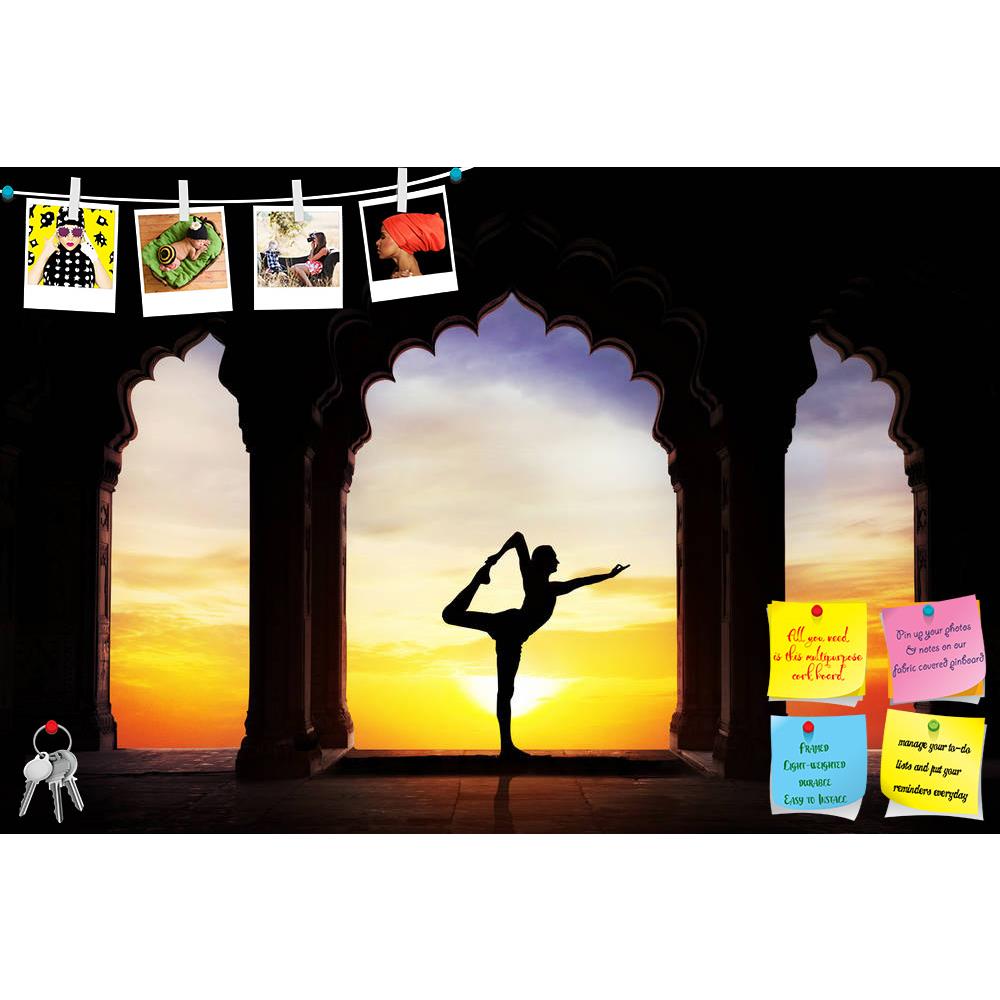 ArtzFolio Yoga In Old Temple D2 Printed Bulletin Board Notice Pin Board Soft Board | Frameless-Bulletin Boards Frameless-AZSAO21089986BLB_FL_L-Image Code 5002570 Vishnu Image Folio Pvt Ltd, IC 5002570, ArtzFolio, Bulletin Boards Frameless, Places, Traditional, Photography, yoga, in, old, temple, d2, printed, bulletin, board, notice, pin, soft, frameless, man, silhouette, doing, orange, sunset, sky, background, pin up board, push pin board, extra large cork board, big pin board, notice board, small bulletin 