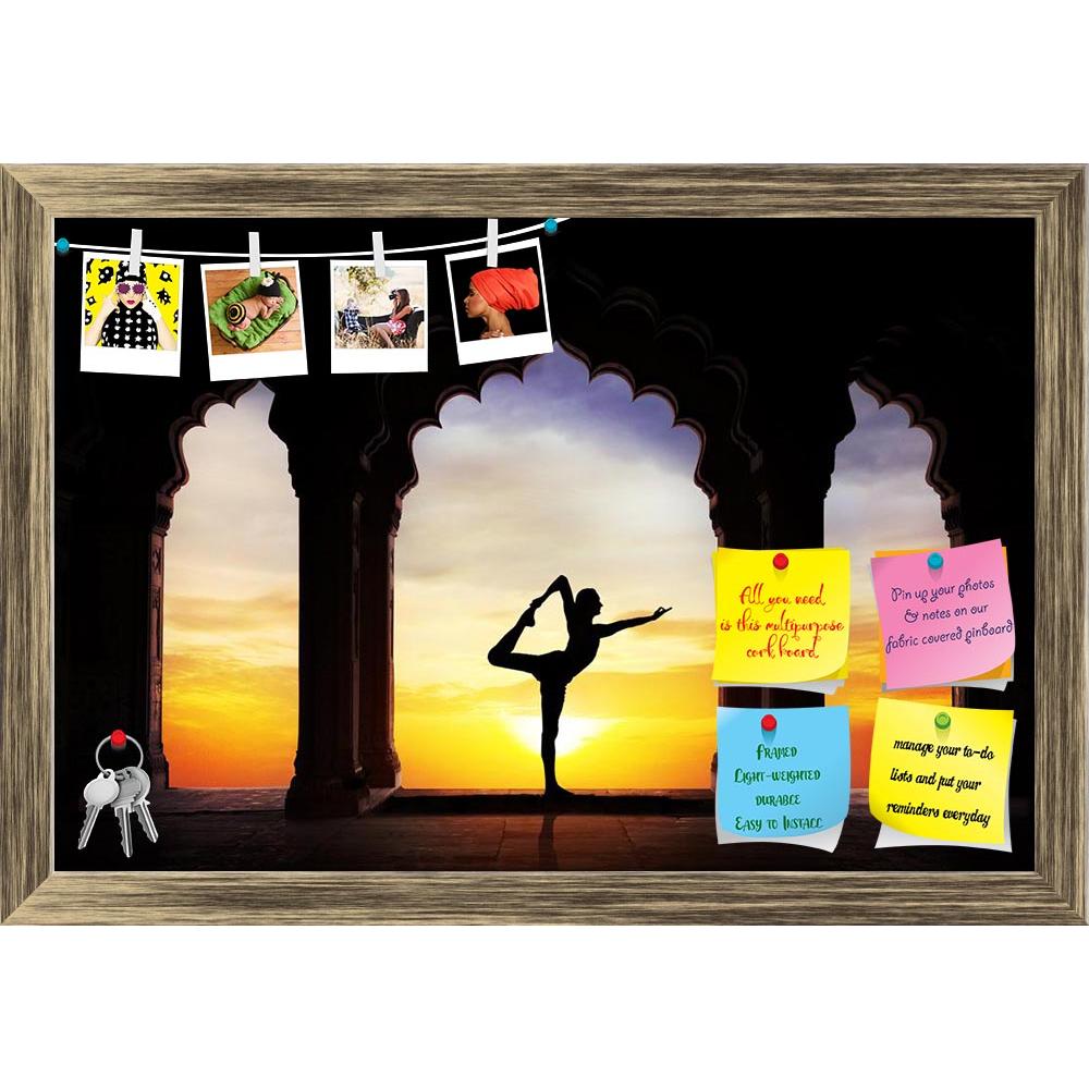 ArtzFolio Yoga In Old Temple D2 Printed Bulletin Board Notice Pin Board Soft Board | Framed-Bulletin Boards Framed-AZSAO21089986BLB_FR_L-Image Code 5002570 Vishnu Image Folio Pvt Ltd, IC 5002570, ArtzFolio, Bulletin Boards Framed, Places, Traditional, Photography, yoga, in, old, temple, d2, printed, bulletin, board, notice, pin, soft, framed, man, silhouette, doing, orange, sunset, sky, background, pin up board, push pin board, extra large cork board, big pin board, notice board, small bulletin board, cork 