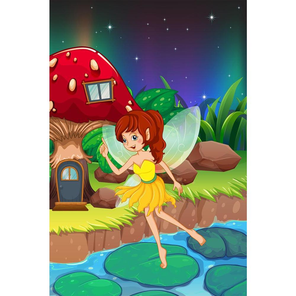 ArtzFolio Fairy Near The Red Mushroom House Unframed Paper Poster-Paper Posters Unframed-AZART21095150POS_UN_L-Image Code 5002572 Vishnu Image Folio Pvt Ltd, IC 5002572, ArtzFolio, Paper Posters Unframed, Kids, Digital Art, fairy, near, the, red, mushroom, house, unframed, paper, poster, wall, large, size, for, living, room, home, decoration, big, framed, decor, posters, pitaara, box, modern, art, with, frame, bedroom, amazonbasics, door, drawing, small, decorative, office, reception, multiple, friends, ima