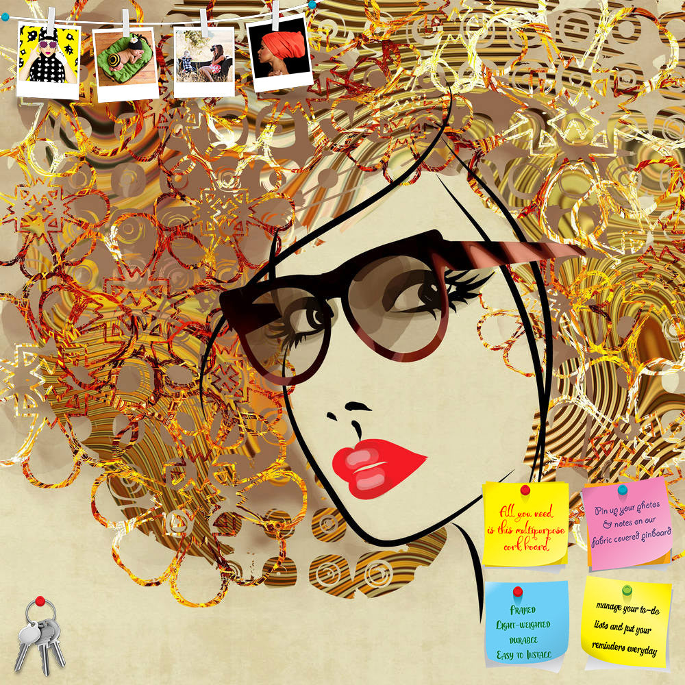 ArtzFolio Beautiful Girl Face D3 Printed Bulletin Board Notice Pin Board Soft Board | Frameless-Bulletin Boards Frameless-AZSAO21142396BLB_FL_L-Image Code 5002593 Vishnu Image Folio Pvt Ltd, IC 5002593, ArtzFolio, Bulletin Boards Frameless, Fashion, Portraits, Digital Art, beautiful, girl, face, d3, printed, bulletin, board, notice, pin, soft, frameless, art, colorful, sketching, curly, hair, sepia, background, pin up board, push pin board, extra large cork board, big pin board, notice board, small bulletin