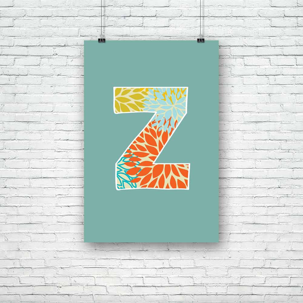 Floral Letter Z Unframed Paper Poster-Paper Posters Unframed-POS_UN-IC 5002606 IC 5002606, Abstract Expressionism, Abstracts, Alphabets, Art and Paintings, Black, Black and White, Calligraphy, Conceptual, Decorative, Digital, Digital Art, Graffiti, Graphic, Illustrations, Semi Abstract, Signs, Signs and Symbols, Sketches, Splatter, Symbols, Text, Typography, White, floral, letter, z, unframed, paper, poster, abc, abstract, alphabet, art, artistic, brush, creative, design, dirty, drip, drop, eco, element, fo