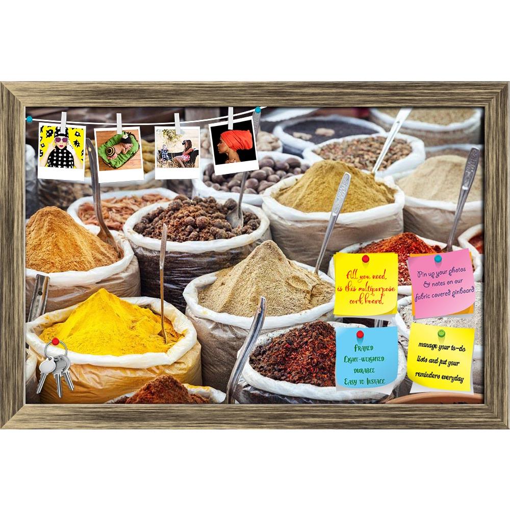 ArtzFolio Indian Colorful Spices & Tea Printed Bulletin Board Notice Pin Board Soft Board | Framed-Bulletin Boards Framed-AZSAO21199361BLB_FR_L-Image Code 5002609 Vishnu Image Folio Pvt Ltd, IC 5002609, ArtzFolio, Bulletin Boards Framed, Food & Beverage, Photography, indian, colorful, spices, tea, printed, bulletin, board, notice, pin, soft, framed, anjuna, flea, market, goa, india, pin up board, push pin board, extra large cork board, big pin board, notice board, small bulletin board, cork board, wall noti