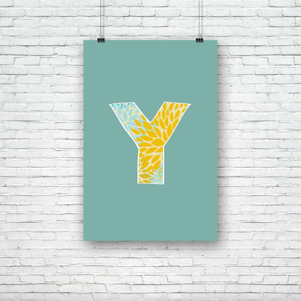 Floral Letter Y Unframed Paper Poster-Paper Posters Unframed-POS_UN-IC 5002611 IC 5002611, Abstract Expressionism, Abstracts, Alphabets, Art and Paintings, Black, Black and White, Calligraphy, Conceptual, Decorative, Digital, Digital Art, Graffiti, Graphic, Illustrations, Semi Abstract, Signs, Signs and Symbols, Sketches, Splatter, Symbols, Text, Typography, White, floral, letter, y, unframed, paper, poster, abc, abstract, alphabet, art, artistic, brush, creative, design, dirty, drip, drop, eco, element, fo