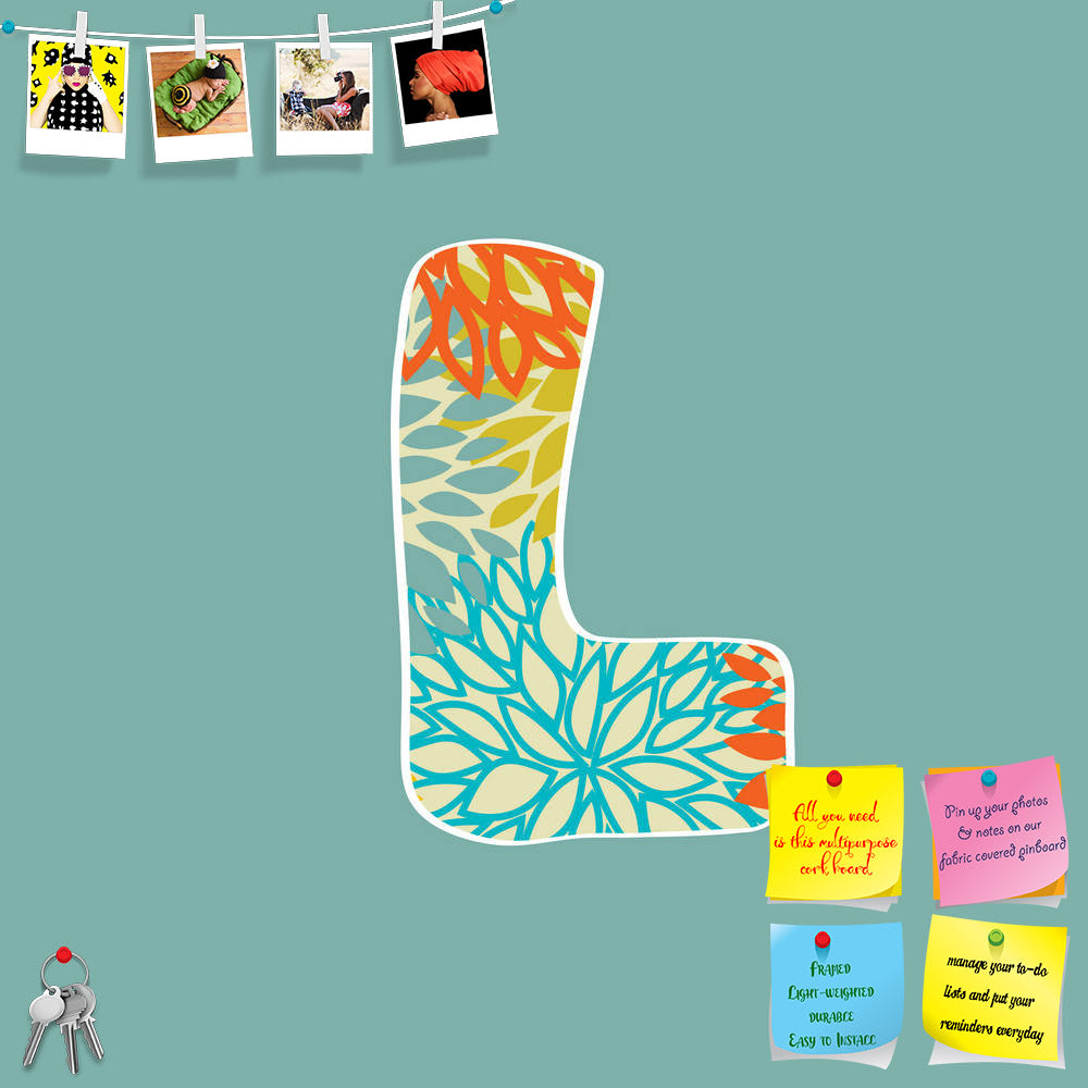 ArtzFolio Floral Letter L Printed Bulletin Board Notice Pin Board Soft Board | Frameless-Bulletin Boards Frameless-AZSAO21201559BLB_FL_L-Image Code 5002616 Vishnu Image Folio Pvt Ltd, IC 5002616, ArtzFolio, Bulletin Boards Frameless, Calligraphy, Kids, Digital Art, floral, letter, l, printed, bulletin, board, notice, pin, soft, frameless, hand, drawn, isolated, blue, background, pin up board, push pin board, extra large cork board, big pin board, notice board, small bulletin board, cork board, wall notice b