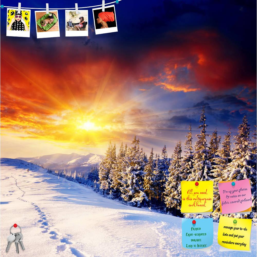 ArtzFolio Majestic Sunset In The Winter Mountains Landscape Printed Bulletin Board Notice Pin Board Soft Board | Frameless-Bulletin Boards Frameless-AZSAO21227610BLB_FL_L-Image Code 5002620 Vishnu Image Folio Pvt Ltd, IC 5002620, ArtzFolio, Bulletin Boards Frameless, Landscapes, Places, Photography, majestic, sunset, in, the, winter, mountains, landscape, printed, bulletin, board, notice, pin, soft, frameless, dramatic, sky, background, beautiful, christmas, cloud, cold, country, cover, dawn, dusk, environm