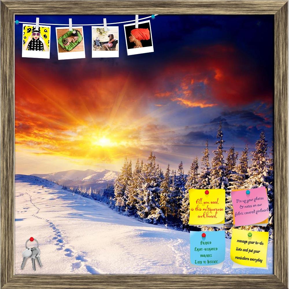 ArtzFolio Majestic Sunset In The Winter Mountains Landscape Printed Bulletin Board Notice Pin Board Soft Board | Framed-Bulletin Boards Framed-AZSAO21227610BLB_FR_L-Image Code 5002620 Vishnu Image Folio Pvt Ltd, IC 5002620, ArtzFolio, Bulletin Boards Framed, Landscapes, Places, Photography, majestic, sunset, in, the, winter, mountains, landscape, printed, bulletin, board, notice, pin, soft, framed, dramatic, sky, background, beautiful, christmas, cloud, cold, country, cover, dawn, dusk, environment, evening