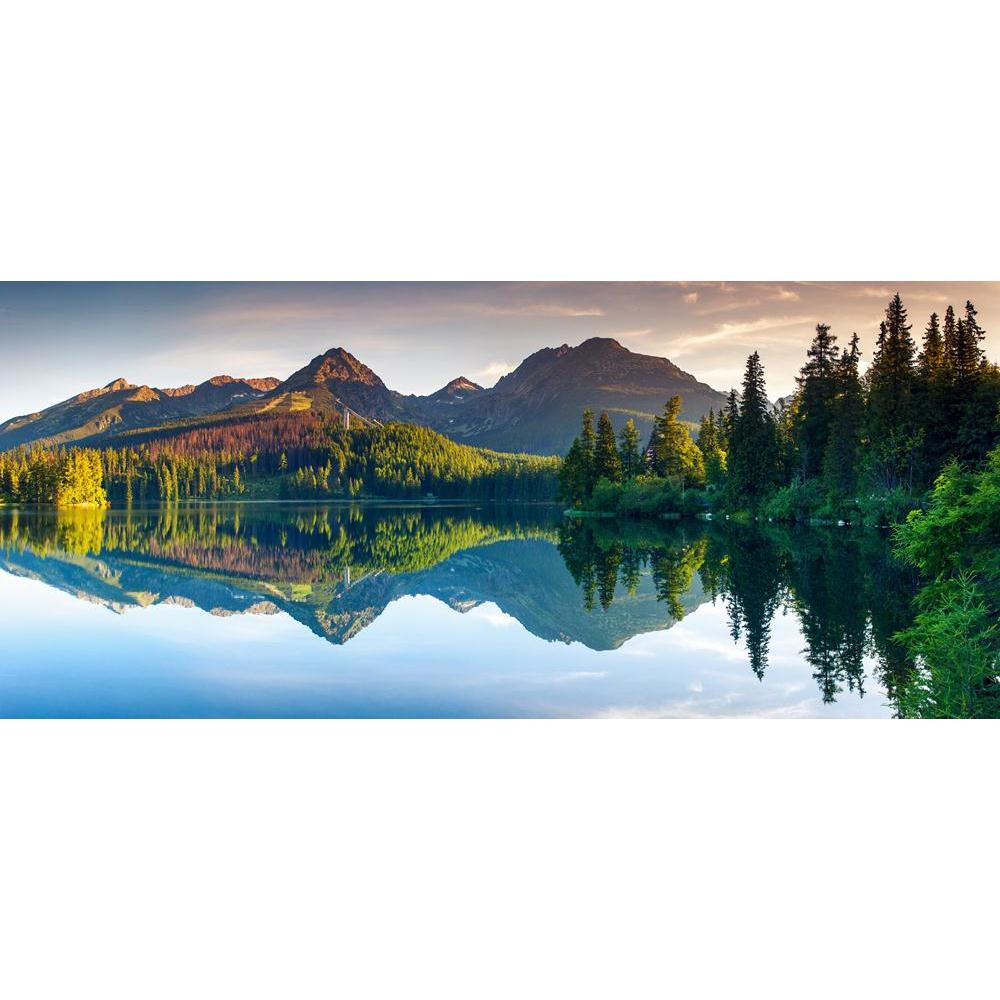 Mountain Lake In National Park High Tatra, Slovakia Canvas Painting Synthetic Frame-Paintings MDF Framing-AFF_FR-IC 5002623 IC 5002623, Automobiles, Botanical, Floral, Flowers, Holidays, Landscapes, Mountains, Nature, Scenic, Seasons, Sunrises, Sunsets, Transportation, Travel, Vehicles, Wooden, mountain, lake, in, national, park, high, tatra, slovakia, canvas, painting, synthetic, frame, landscape, autumn, background, bay, beautiful, cloud, coast, color, ecology, environment, evening, fishing, flora, forest