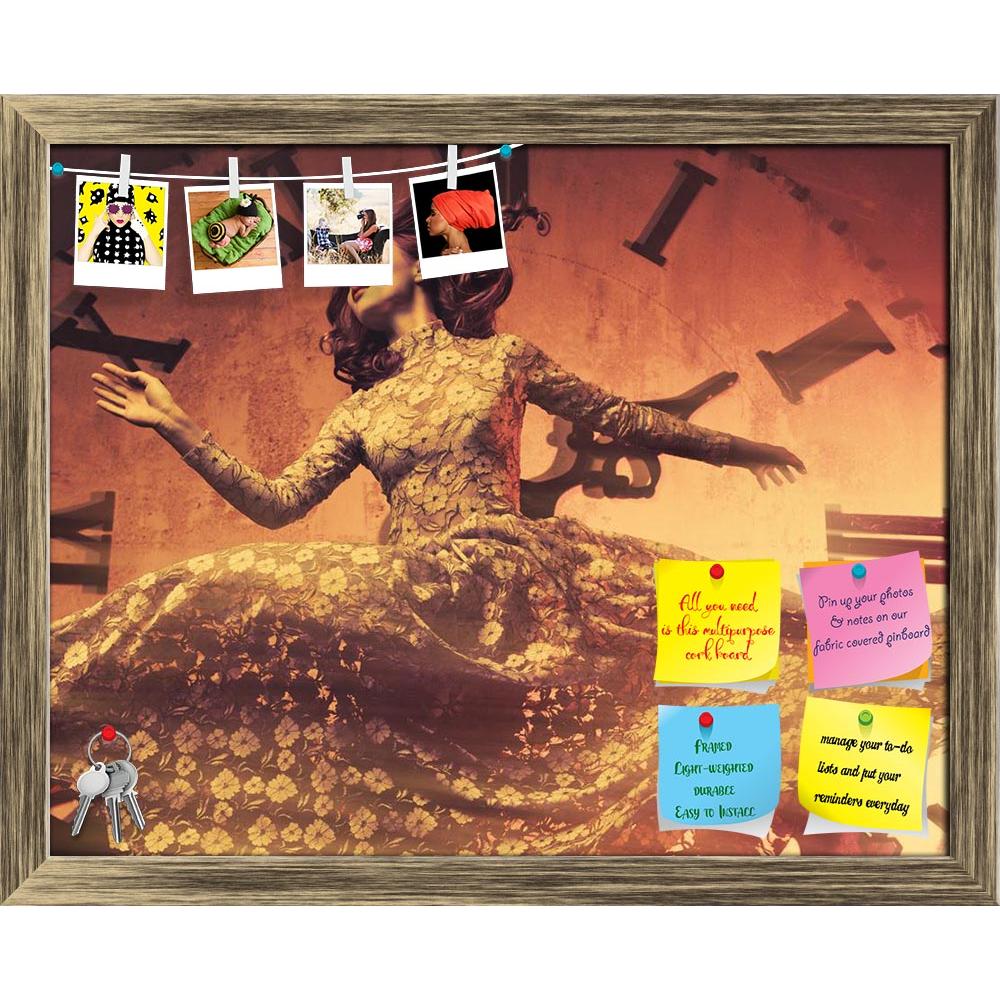 ArtzFolio Young Woman On Clock Background Printed Bulletin Board Notice Pin Board Soft Board | Framed-Bulletin Boards Framed-AZSAO21285706BLB_FR_L-Image Code 5002629 Vishnu Image Folio Pvt Ltd, IC 5002629, ArtzFolio, Bulletin Boards Framed, Fashion, Figurative, Photography, young, woman, on, clock, background, printed, bulletin, board, notice, pin, soft, framed, pin up board, push pin board, extra large cork board, big pin board, notice board, small bulletin board, cork board, wall notice board, giant cork 