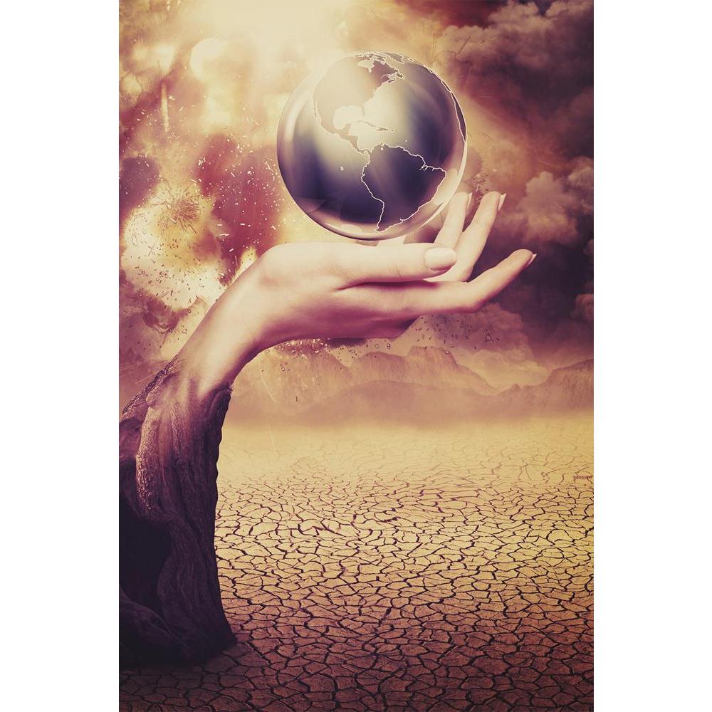 ArtzFolio Save The Earth D2 Unframed Paper Poster-Paper Posters Unframed-AZART21370213POS_UN_L-Image Code 5002638 Vishnu Image Folio Pvt Ltd, IC 5002638, ArtzFolio, Paper Posters Unframed, Abstract, Surrealism, Digital Art, save, the, earth, d2, unframed, paper, poster, wall, large, size, for, living, room, home, decoration, big, framed, decor, posters, pitaara, box, modern, art, with, frame, bedroom, amazonbasics, door, drawing, small, decorative, office, reception, multiple, friends, images, reprints, rep