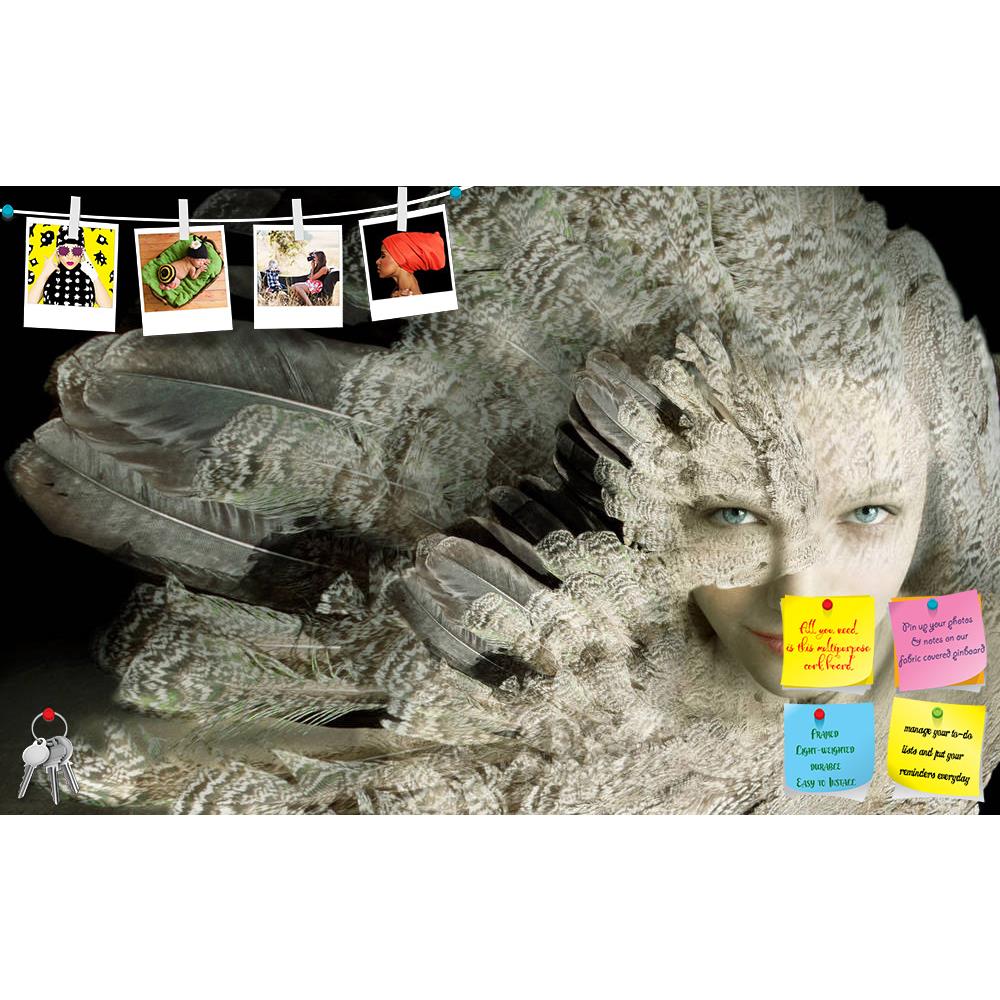 ArtzFolio Portrait Of A Girl With Plumage D1 Printed Bulletin Board Notice Pin Board Soft Board | Frameless-Bulletin Boards Frameless-AZSAO21381672BLB_FL_L-Image Code 5002641 Vishnu Image Folio Pvt Ltd, IC 5002641, ArtzFolio, Bulletin Boards Frameless, Fantasy, Photography, portrait, of, a, girl, with, plumage, d1, printed, bulletin, board, notice, pin, soft, frameless, beautiful, artistic, pin up board, push pin board, extra large cork board, big pin board, notice board, small bulletin board, cork board, w