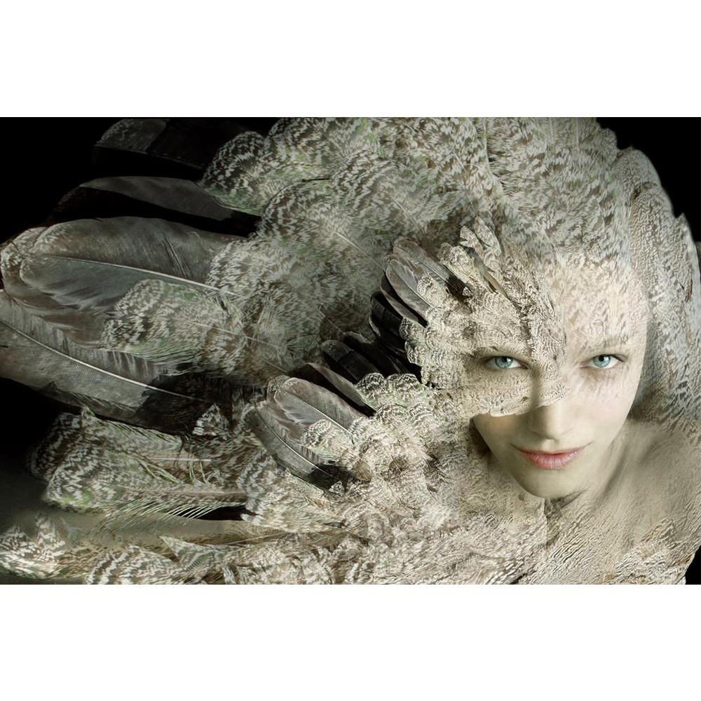 ArtzFolio Portrait Of A Girl With Plumage D1 Unframed Paper Poster-Paper Posters Unframed-AZART21381672POS_UN_L-Image Code 5002641 Vishnu Image Folio Pvt Ltd, IC 5002641, ArtzFolio, Paper Posters Unframed, Fantasy, Photography, portrait, of, a, girl, with, plumage, d1, unframed, paper, poster, wall, large, size, for, living, room, home, decoration, big, framed, decor, posters, pitaara, box, modern, art, frame, bedroom, amazonbasics, door, drawing, small, decorative, office, reception, multiple, friends, ima