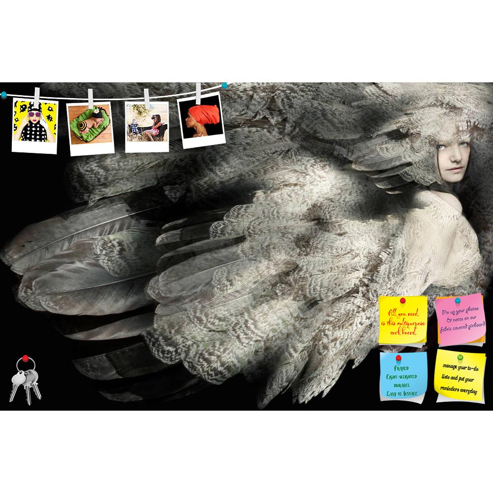 ArtzFolio Portrait Of A Girl With Plumage D2 Printed Bulletin Board Notice Pin Board Soft Board | Frameless-Bulletin Boards Frameless-AZSAO21381673BLB_FL_L-Image Code 5002642 Vishnu Image Folio Pvt Ltd, IC 5002642, ArtzFolio, Bulletin Boards Frameless, Fantasy, Photography, portrait, of, a, girl, with, plumage, d2, printed, bulletin, board, notice, pin, soft, frameless, beautiful, artistic, pin up board, push pin board, extra large cork board, big pin board, notice board, small bulletin board, cork board, w