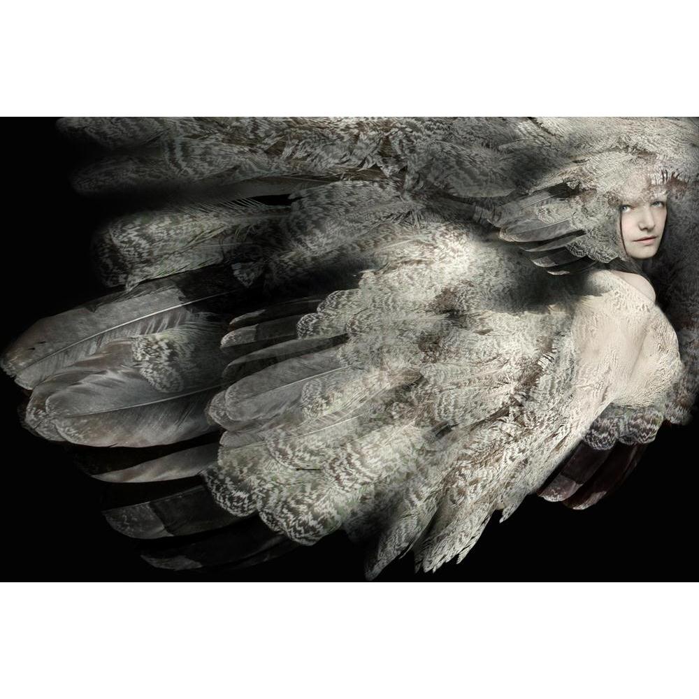 Portrait Of A Girl With Plumage Canvas Painting Synthetic Frame-Paintings MDF Framing-AFF_FR-IC 5002642 IC 5002642, Art and Paintings, Asian, Decorative, Fantasy, Fashion, Individuals, Portraits, Realism, Surrealism, portrait, of, a, girl, with, plumage, canvas, painting, synthetic, frame, art, artistic, beautiful, beauty, bizarre, caucasian, creativity, decoration, dress, elegant, face, feathers, female, horizontal, inventive, poetic, shadow, surreal, surrealistic, unique, uniqueness, woman, wonderful, you