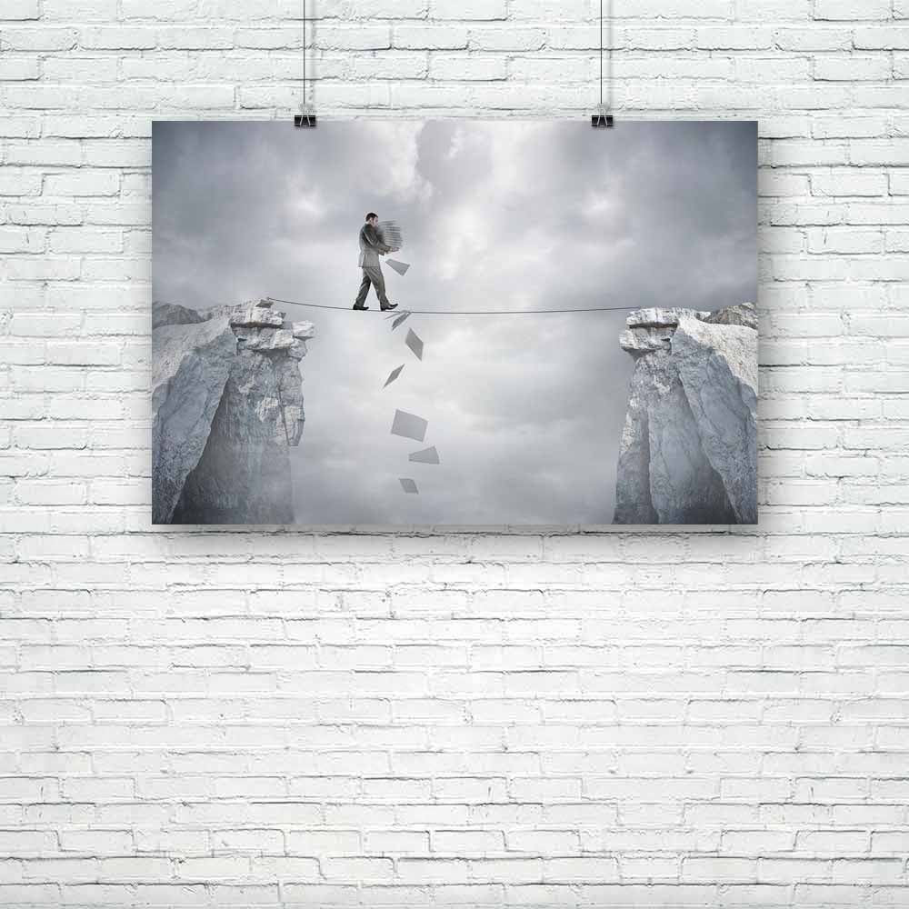 Business Balance Unframed Paper Poster-Paper Posters Unframed-POS_UN-IC 5002643 IC 5002643, Business, Landscapes, Mountains, Scenic, balance, unframed, paper, poster, tight, rope, leadership, brave, concept, businessman, cable, challenge, control, danger, document, high, holding, landscape, work, problem, protection, risky, situation, stability, walking, load, artzfolio, posters, wall posters, posters for room, posters for room decoration, office poster, door poster, baby poster, motivational posters, poste