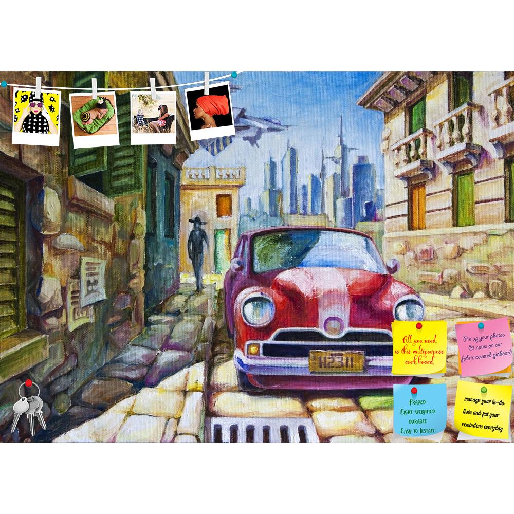 ArtzFolio Old Red Car Is Standing At The Sunny Street Printed Bulletin Board Notice Pin Board Soft Board | Frameless-Bulletin Boards Frameless-AZSAO21383160BLB_FL_L-Image Code 5002644 Vishnu Image Folio Pvt Ltd, IC 5002644, ArtzFolio, Bulletin Boards Frameless, Places, Fine Art Reprint, old, red, car, is, standing, at, the, sunny, street, printed, bulletin, board, notice, pin, soft, frameless, southern, city, near, colonial, style, architecture, buildings, oil, painting, 70x50, cm, pin up board, push pin bo