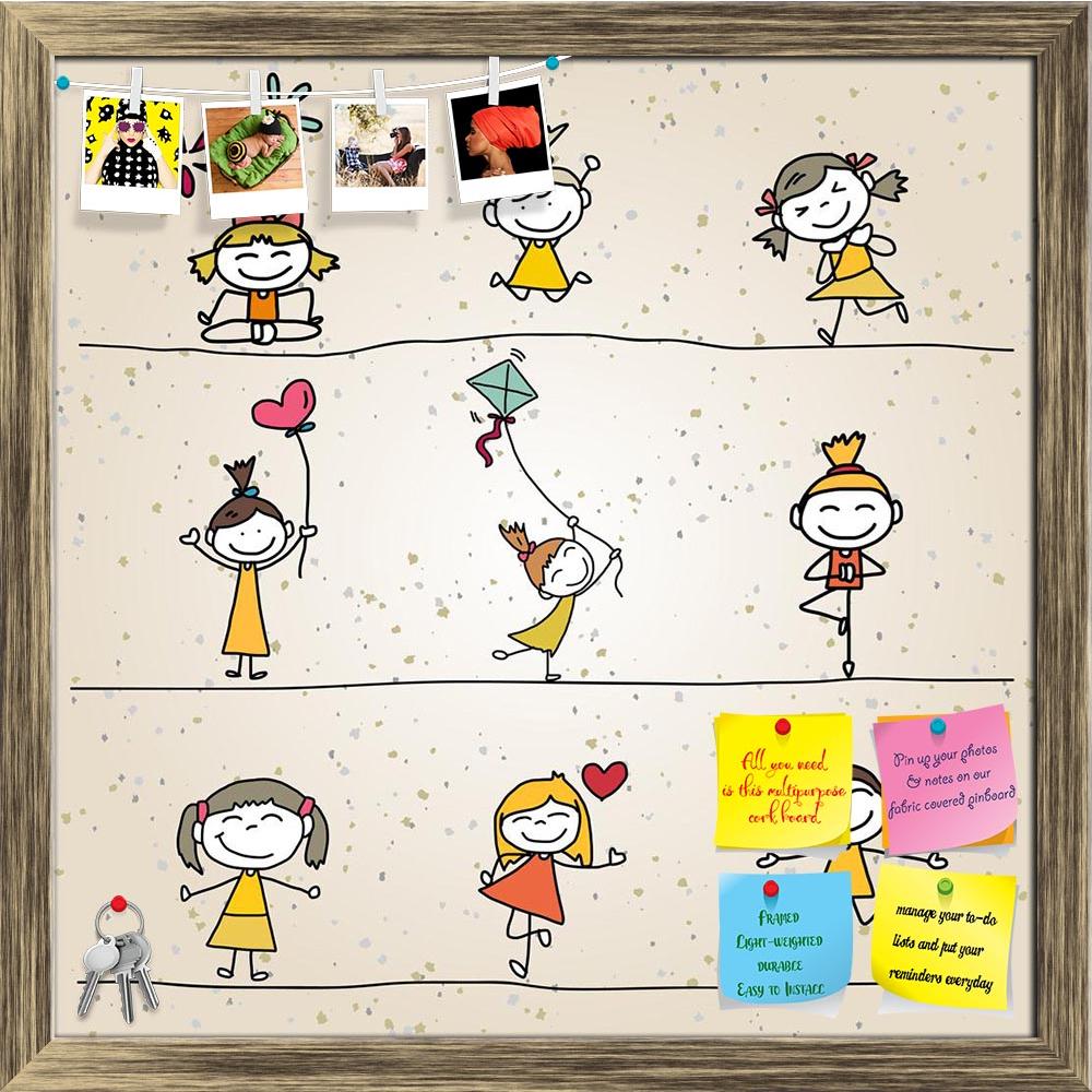 ArtzFolio Happy Kids Cartoon Printed Bulletin Board Notice Pin Board Soft Board | Framed-Bulletin Boards Framed-AZSAO21397073BLB_FR_L-Image Code 5002647 Vishnu Image Folio Pvt Ltd, IC 5002647, ArtzFolio, Bulletin Boards Framed, Kids, Digital Art, happy, cartoon, printed, bulletin, board, notice, pin, soft, framed, hand, drawing, playing, children, school, art, kindergarten, icon, boys, fun, preschool, nice, painting, stylized, jumping, hands, sweet, cloth, sing, animated, active, graphic, nursery, people, c