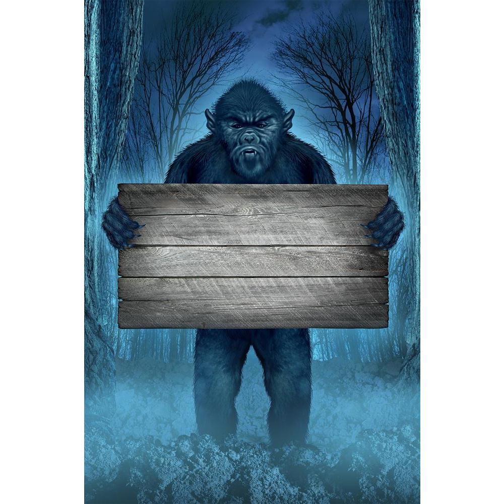 ArtzFolio Monster Holding A Rustic Wood Sign Unframed Paper Poster-Paper Posters Unframed-AZART21492084POS_UN_L-Image Code 5002661 Vishnu Image Folio Pvt Ltd, IC 5002661, ArtzFolio, Paper Posters Unframed, Animals, Conceptual, Kids, Digital Art, monster, holding, a, rustic, wood, sign, unframed, paper, poster, wall, large, size, for, living, room, home, decoration, big, framed, decor, posters, pitaara, box, modern, art, with, frame, bedroom, amazonbasics, door, drawing, small, decorative, office, reception,