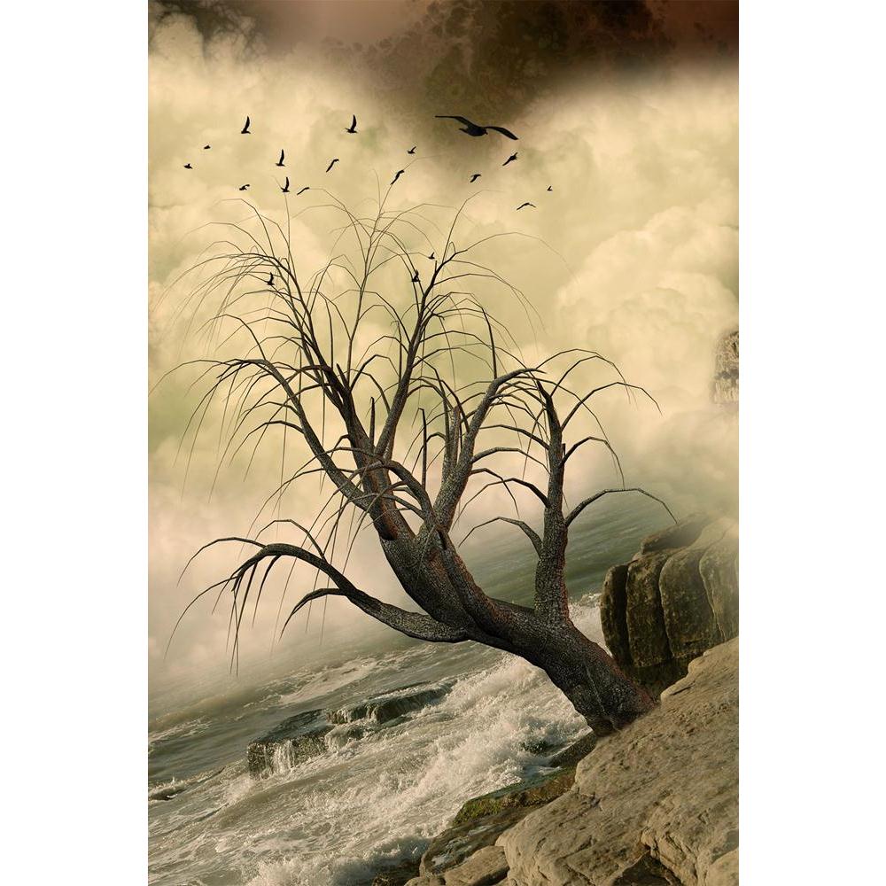 ArtzFolio Lonely Tree In The Ocean With Rocks Unframed Paper Poster-Paper Posters Unframed-AZART21533891POS_UN_L-Image Code 5002668 Vishnu Image Folio Pvt Ltd, IC 5002668, ArtzFolio, Paper Posters Unframed, Landscapes, Digital Art, lonely, tree, in, the, ocean, with, rocks, unframed, paper, poster, wall, large, size, for, living, room, home, decoration, big, framed, decor, posters, pitaara, box, modern, art, frame, bedroom, amazonbasics, door, drawing, small, decorative, office, reception, multiple, friends