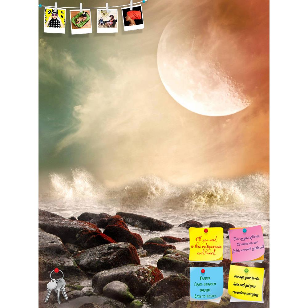 ArtzFolio Fantasy Landscape In The Ocean With Rocks Printed Bulletin Board Notice Pin Board Soft Board | Frameless-Bulletin Boards Frameless-AZSAO21533893BLB_FL_L-Image Code 5002669 Vishnu Image Folio Pvt Ltd, IC 5002669, ArtzFolio, Bulletin Boards Frameless, Landscapes, Digital Art, fantasy, landscape, in, the, ocean, with, rocks, printed, bulletin, board, notice, pin, soft, frameless, pin up board, push pin board, extra large cork board, big pin board, notice board, small bulletin board, cork board, wall 