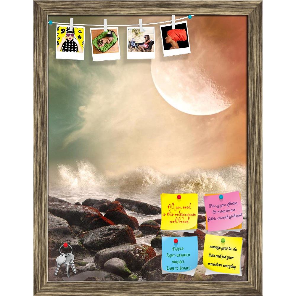 ArtzFolio Fantasy Landscape In The Ocean With Rocks Printed Bulletin Board Notice Pin Board Soft Board | Framed-Bulletin Boards Framed-AZSAO21533893BLB_FR_L-Image Code 5002669 Vishnu Image Folio Pvt Ltd, IC 5002669, ArtzFolio, Bulletin Boards Framed, Landscapes, Digital Art, fantasy, landscape, in, the, ocean, with, rocks, printed, bulletin, board, notice, pin, soft, framed, pin up board, push pin board, extra large cork board, big pin board, notice board, small bulletin board, cork board, wall notice board