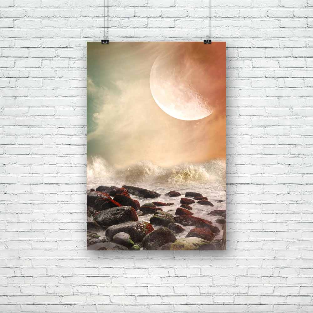 Fantasy Landscape In The Ocean With Rocks Unframed Paper Poster-Paper Posters Unframed-POS_UN-IC 5002669 IC 5002669, Art and Paintings, Books, Digital, Digital Art, Fantasy, Graphic, Landscapes, Nature, Scenic, landscape, in, the, ocean, with, rocks, unframed, paper, poster, art, backdrops, background, cloud, dreamy, fae, fairy, fairytale, fantastic, magic, manipulation, mist, misty, moon, outdoor, peaceful, princess, rock, scenario, scene, scrapbook, sky, tales, artzfolio, posters, wall posters, posters fo