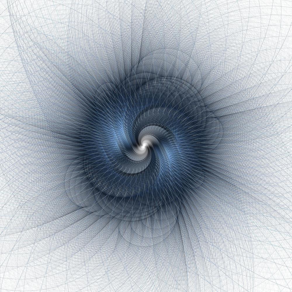 Abstract Digital Fractal Art Canvas Painting Synthetic Frame - Paintings MDF Framing - ArtzFolio.com