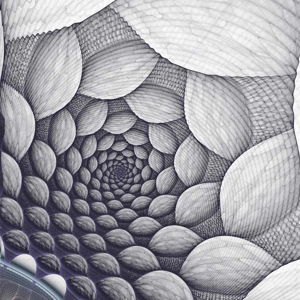 Abstract Digital Fractal Art Canvas Painting Synthetic Frame - Paintings MDF Framing - ArtzFolio.com