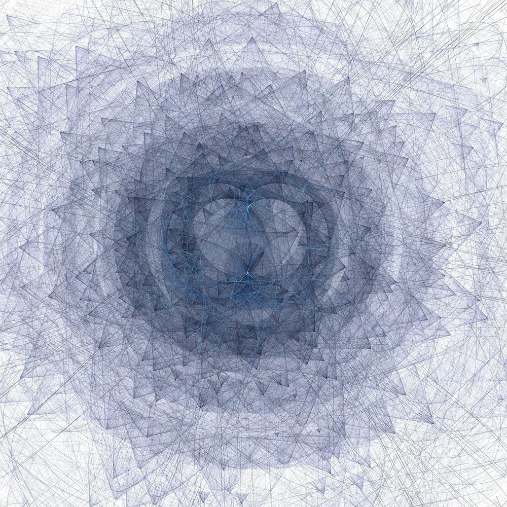 Abstract Digital Fractal Art Canvas Painting Synthetic Frame - Paintings MDF Framing - ArtzFolio.com