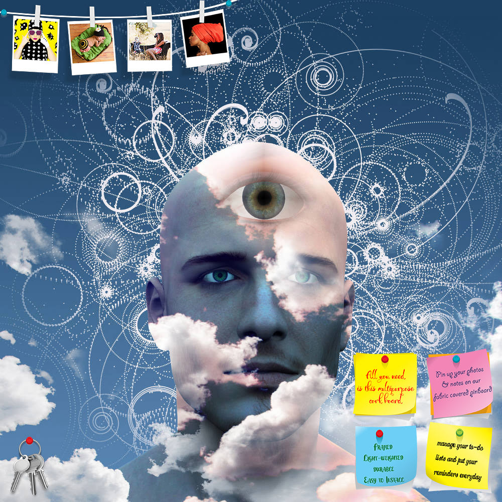 ArtzFolio Eye On Cloud Mans Head Printed Bulletin Board Notice Pin Board Soft Board | Frameless-Bulletin Boards Frameless-AZSAO21639343BLB_FL_L-Image Code 5002694 Vishnu Image Folio Pvt Ltd, IC 5002694, ArtzFolio, Bulletin Boards Frameless, Conceptual, Portraits, Digital Art, eye, on, cloud, mans, head, printed, bulletin, board, notice, pin, soft, frameless, pin up board, push pin board, extra large cork board, big pin board, notice board, small bulletin board, cork board, wall notice board, giant cork boar