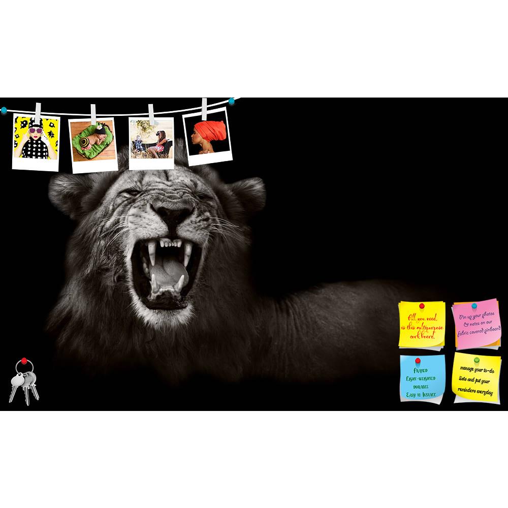 ArtzFolio Wild African Male Lion Printed Bulletin Board Notice Pin Board Soft Board | Frameless-Bulletin Boards Frameless-AZSAO21655853BLB_FL_L-Image Code 5002700 Vishnu Image Folio Pvt Ltd, IC 5002700, ArtzFolio, Bulletin Boards Frameless, Animals, Photography, wild, african, male, lion, printed, bulletin, board, notice, pin, soft, frameless, growling, showing, dangerous, teeth, pin up board, push pin board, extra large cork board, big pin board, notice board, small bulletin board, cork board, wall notice 