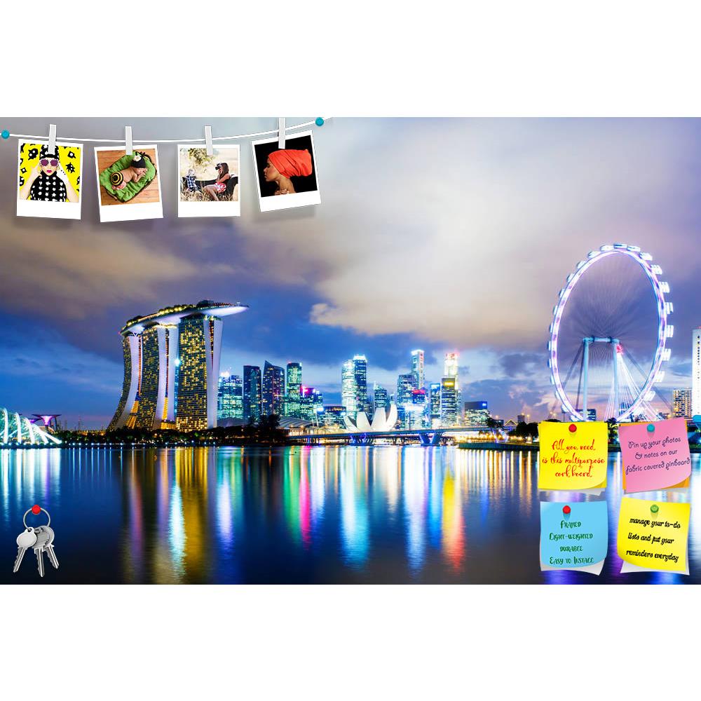 ArtzFolio Singapore Skyline At Night Printed Bulletin Board Notice Pin Board Soft Board | Frameless-Bulletin Boards Frameless-AZSAO21707701BLB_FL_L-Image Code 5002707 Vishnu Image Folio Pvt Ltd, IC 5002707, ArtzFolio, Bulletin Boards Frameless, Places, Photography, singapore, skyline, at, night, printed, bulletin, board, notice, pin, soft, frameless, riverside, tower, river, illuminated, business, waterfront, central, urban, landmark, highrise, commercial, marina, light, southeast, asia, morning, twilight, 