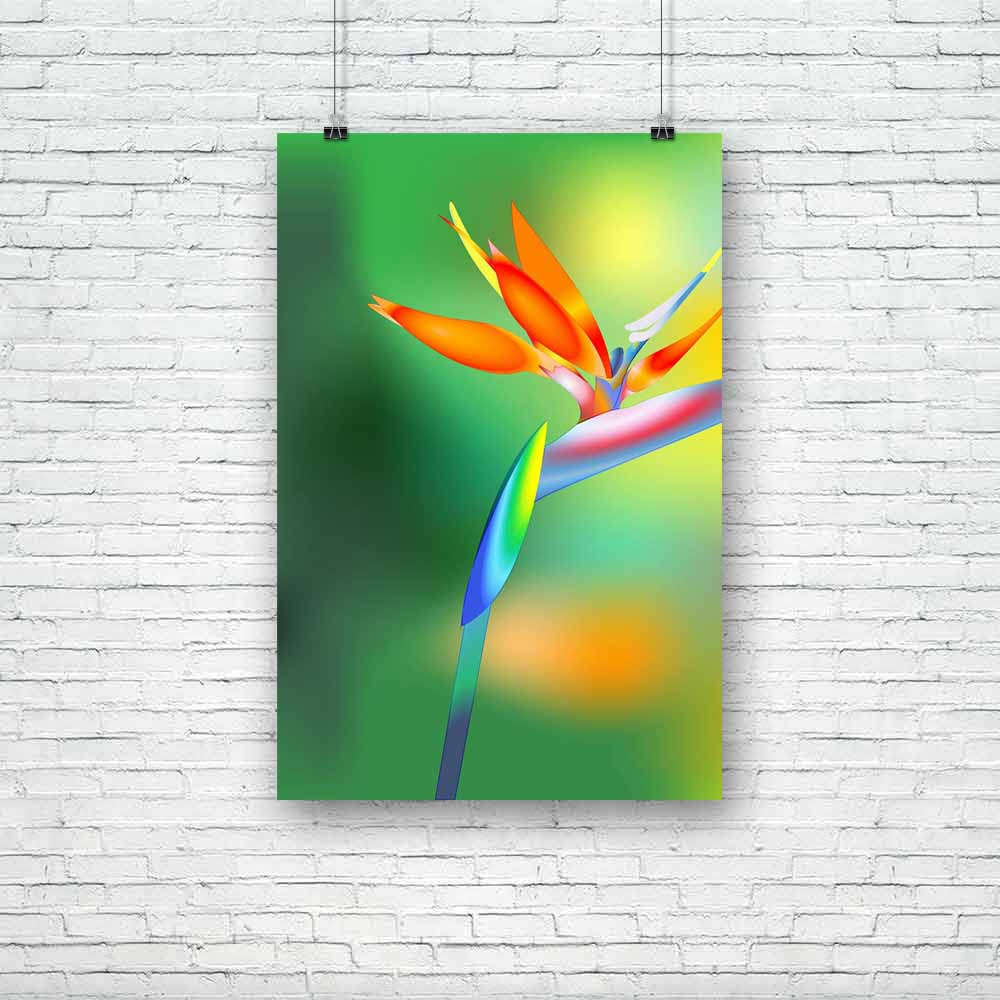 Bird Of Paradise Flower D2 Unframed Paper Poster-Paper Posters Unframed-POS_UN-IC 5002709 IC 5002709, African, Art and Paintings, Birds, Botanical, Culture, Digital, Digital Art, Ethnic, Floral, Flowers, Graphic, Modern Art, Nature, Scenic, Seasons, Signs, Signs and Symbols, Traditional, Tribal, Tropical, World Culture, bird, of, paradise, flower, d2, unframed, paper, poster, colorful, africa, art, beautiful, bio, biology, bloom, blue, botany, branch, bright, color, creative, daisy, decorate, decoration, de