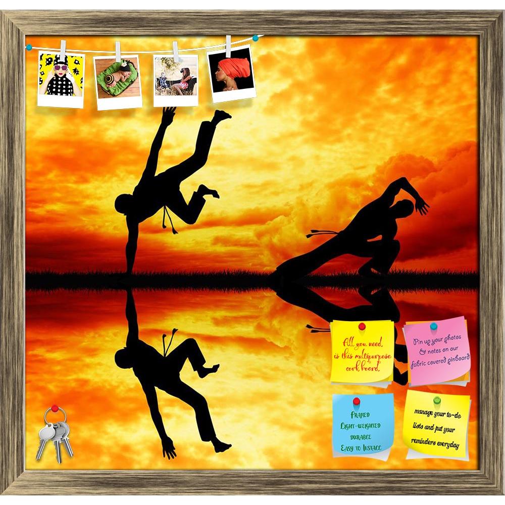 ArtzFolio Capoeira At Sunset Printed Bulletin Board Notice Pin Board Soft Board | Framed-Bulletin Boards Framed-AZSAO21730572BLB_FR_L-Image Code 5002711 Vishnu Image Folio Pvt Ltd, IC 5002711, ArtzFolio, Bulletin Boards Framed, Sports, Photography, capoeira, at, sunset, printed, bulletin, board, notice, pin, soft, framed, pin up board, push pin board, extra large cork board, big pin board, notice board, small bulletin board, cork board, wall notice board, giant cork board, bulletin board, office notice boar
