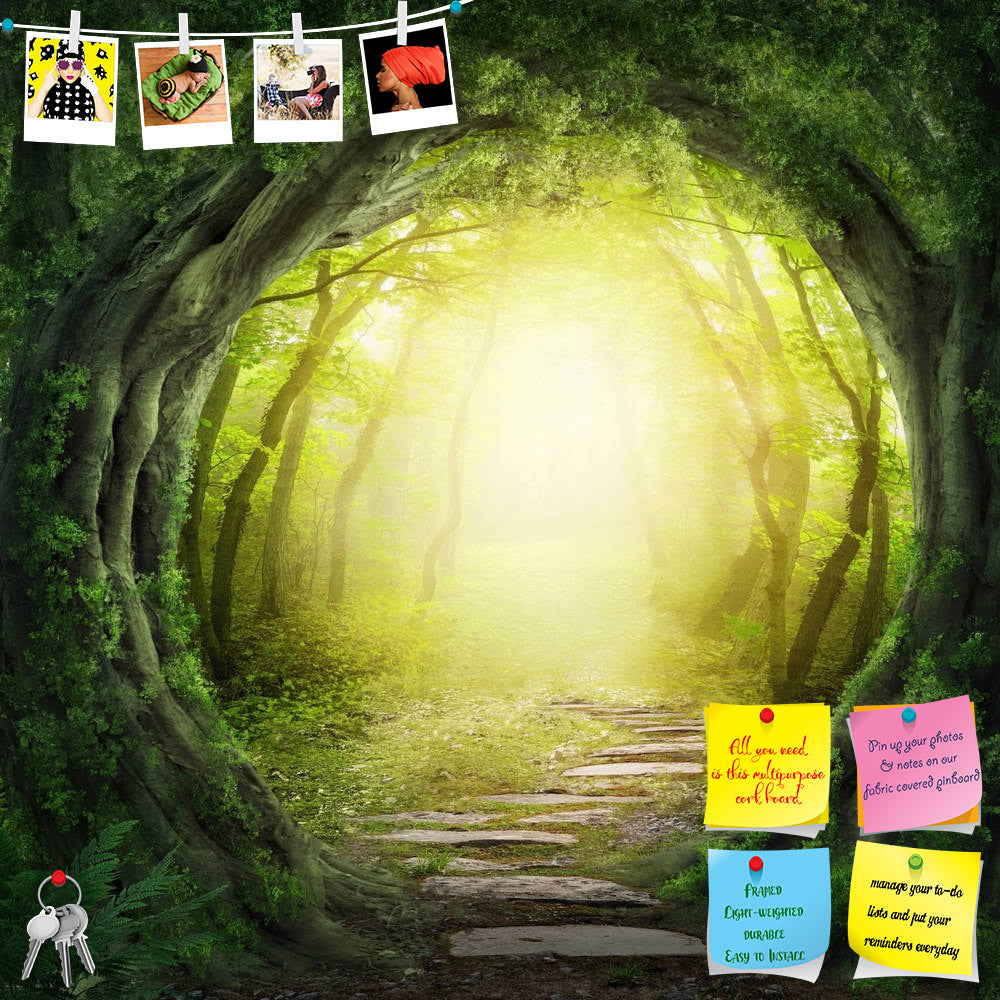 ArtzFolio Magic Road Printed Bulletin Board Notice Pin Board Soft Board | Frameless-Bulletin Boards Frameless-AZSAO21796961BLB_FL_L-Image Code 5002723 Vishnu Image Folio Pvt Ltd, IC 5002723, ArtzFolio, Bulletin Boards Frameless, Fantasy, Kids, Landscapes, Photography, magic, road, printed, bulletin, board, notice, pin, soft, frameless, dark, forest, pin up board, push pin board, extra large cork board, big pin board, notice board, small bulletin board, cork board, wall notice board, giant cork board, bullet