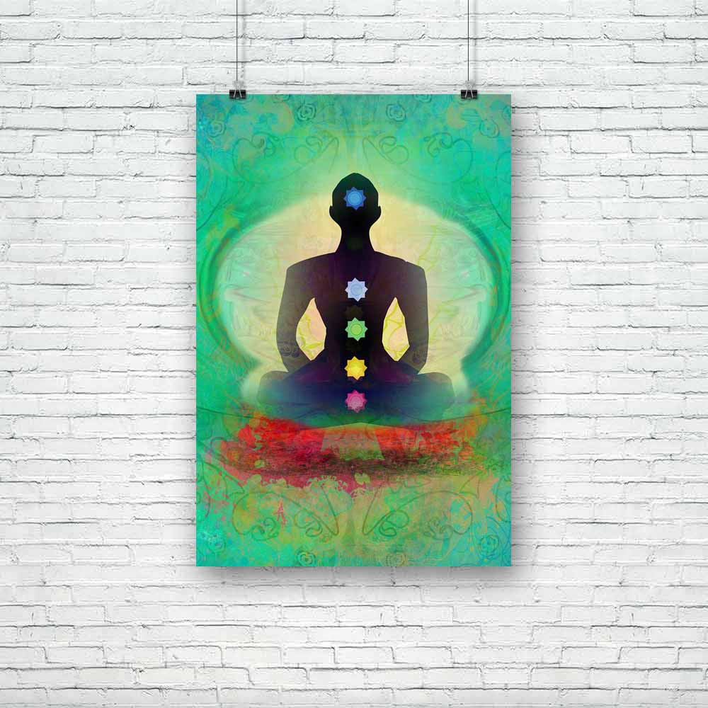Yoga Lotus Pose D5 Unframed Paper Poster-Paper Posters Unframed-POS_UN-IC 5002726 IC 5002726, Buddhism, Digital, Digital Art, Geometric Abstraction, God Buddha, Graphic, Health, Illustrations, Indian, Nature, People, Religion, Religious, Scenic, Spiritual, Sports, yoga, lotus, pose, d5, unframed, paper, poster, abstraction, aura, background, bamboo, beauty, body, buddha, decoration, ease, energy, exercise, hand, healing, illustration, india, man, mat, meditation, mystic, peace, quiet, raster, relax, relaxat