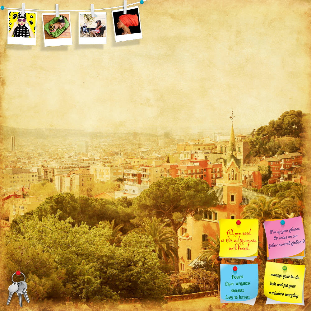 ArtzFolio Barcelona From Park Guell, Spain Printed Bulletin Board Notice Pin Board Soft Board | Frameless-Bulletin Boards Frameless-AZSAO21911512BLB_FL_L-Image Code 5002736 Vishnu Image Folio Pvt Ltd, IC 5002736, ArtzFolio, Bulletin Boards Frameless, Places, Vintage, Photography, barcelona, from, park, guell, spain, printed, bulletin, board, notice, pin, soft, frameless, view, grunge, retro, style, aerial, architecture, art, background, blue, building, catalonia, city, cityscape, color, damaged, dirty, dist