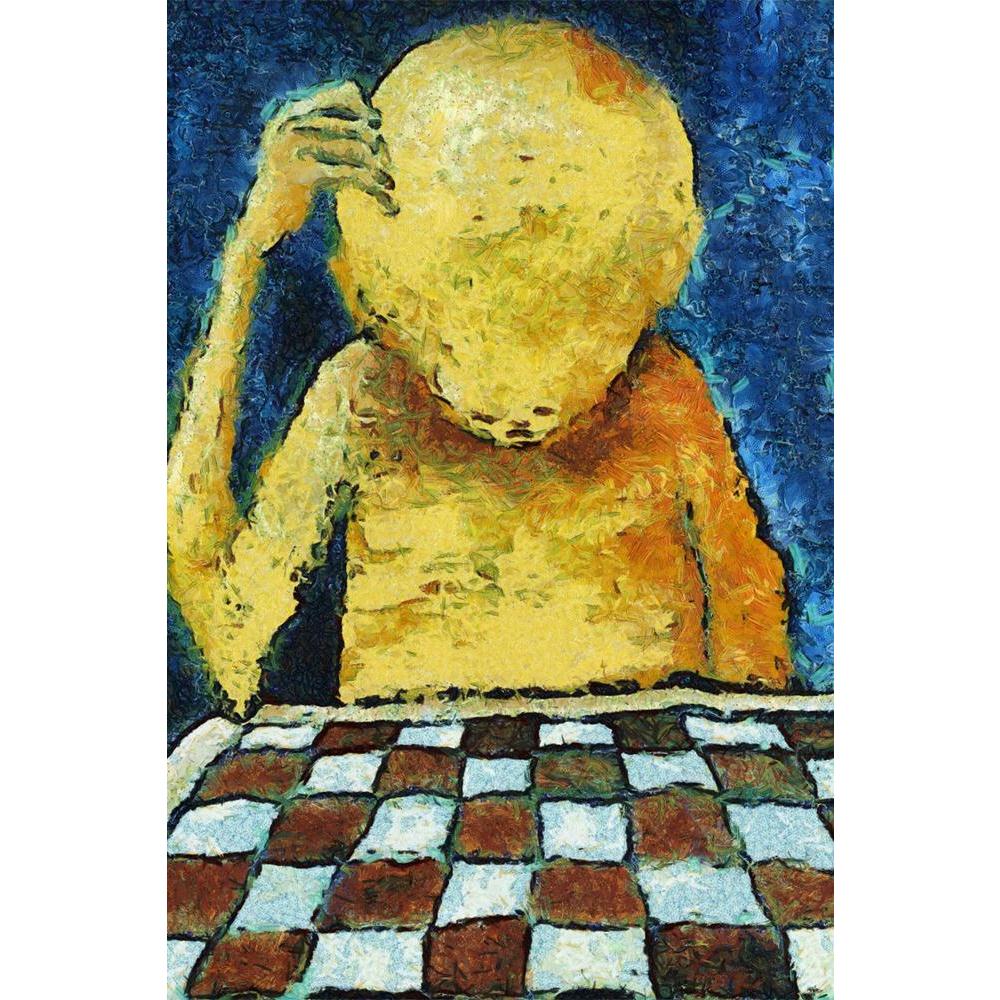 ArtzFolio Lonesome Chess Player Unframed Paper Poster-Paper Posters Unframed-AZART21961813POS_UN_L-Image Code 5002737 Vishnu Image Folio Pvt Ltd, IC 5002737, ArtzFolio, Paper Posters Unframed, Surrealism, Fine Art Reprint, lonesome, chess, player, unframed, paper, poster, wall, large, size, for, living, room, home, decoration, big, framed, decor, posters, pitaara, box, modern, art, with, frame, bedroom, amazonbasics, door, drawing, small, decorative, office, reception, multiple, friends, images, reprints, r