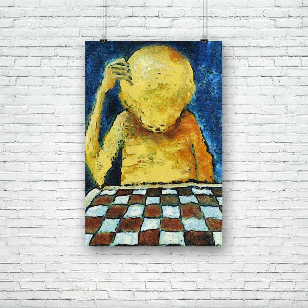 Lonesome Chess Player Unframed Paper Poster-Paper Posters Unframed-POS_UN-IC 5002737 IC 5002737, Conceptual, Sports, lonesome, chess, player, unframed, paper, poster, alone, brain, checkmate, concentration, contemplation, game, head, intellect, intelligence, loneliness, lonely, mind, reason, reflection, solitary, solitude, solution, solve, think, thinking, thought, artzfolio, posters, wall posters, posters for room, posters for room decoration, office poster, door poster, baby poster, motivational posters, 