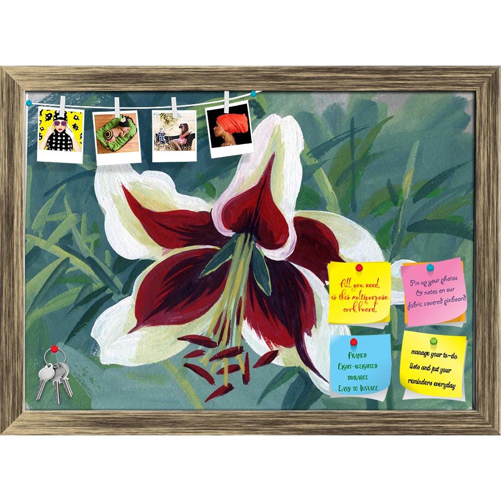 ArtzFolio Beautiful Lily Flowers Printed Bulletin Board Notice Pin Board Soft Board | Framed-Bulletin Boards Framed-AZSAO21999435BLB_FR_L-Image Code 5002748 Vishnu Image Folio Pvt Ltd, IC 5002748, ArtzFolio, Bulletin Boards Framed, Floral, Fine Art Reprint, beautiful, lily, flowers, printed, bulletin, board, notice, pin, soft, framed, pin up board, push pin board, extra large cork board, big pin board, notice board, small bulletin board, cork board, wall notice board, giant cork board, bulletin board, offic
