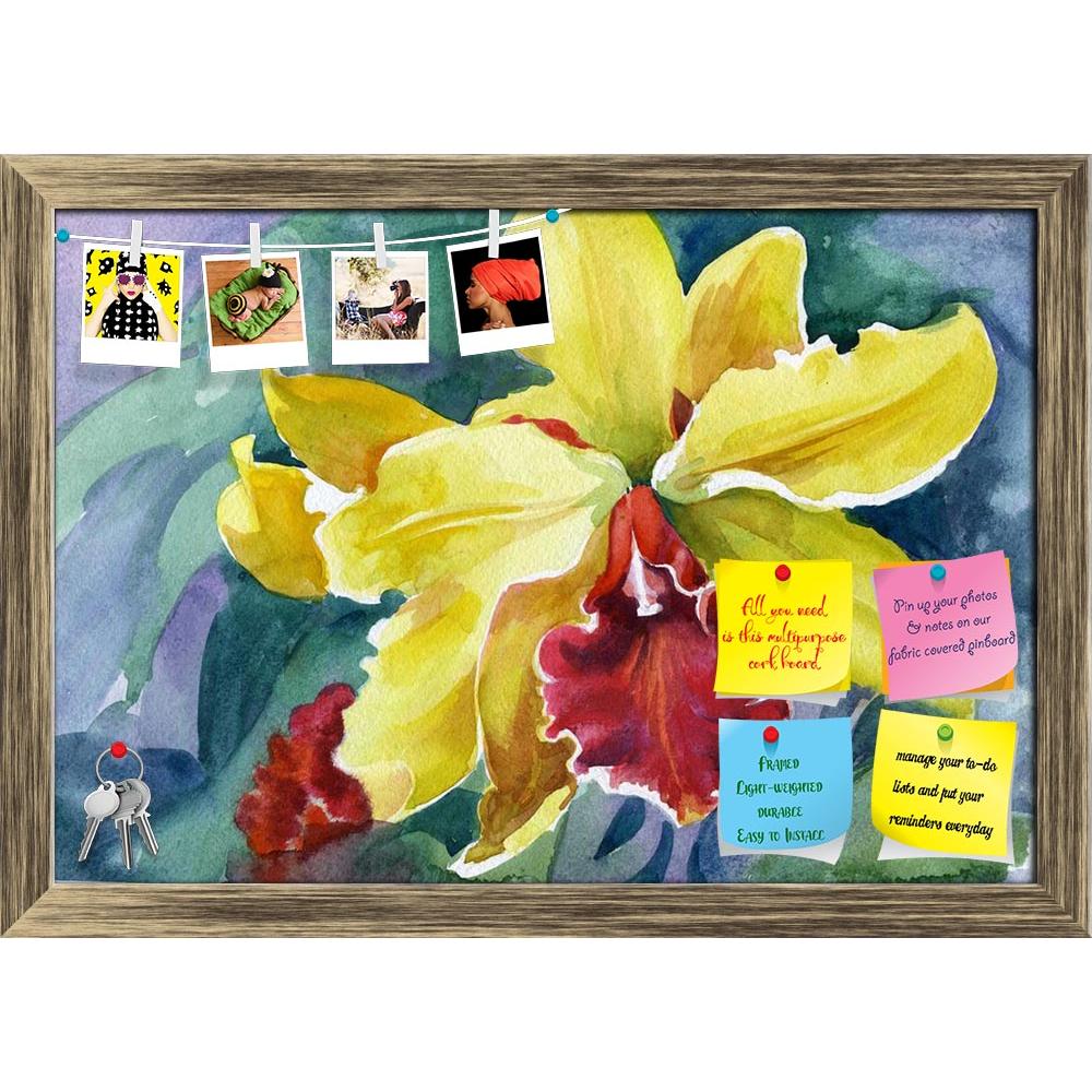 ArtzFolio Yellow Iris Printed Bulletin Board Notice Pin Board Soft Board | Framed-Bulletin Boards Framed-AZSAO21999449BLB_FR_L-Image Code 5002749 Vishnu Image Folio Pvt Ltd, IC 5002749, ArtzFolio, Bulletin Boards Framed, Floral, Fine Art Reprint, yellow, iris, printed, bulletin, board, notice, pin, soft, framed, pin up board, push pin board, extra large cork board, big pin board, notice board, small bulletin board, cork board, wall notice board, giant cork board, bulletin board, office notice board, office 
