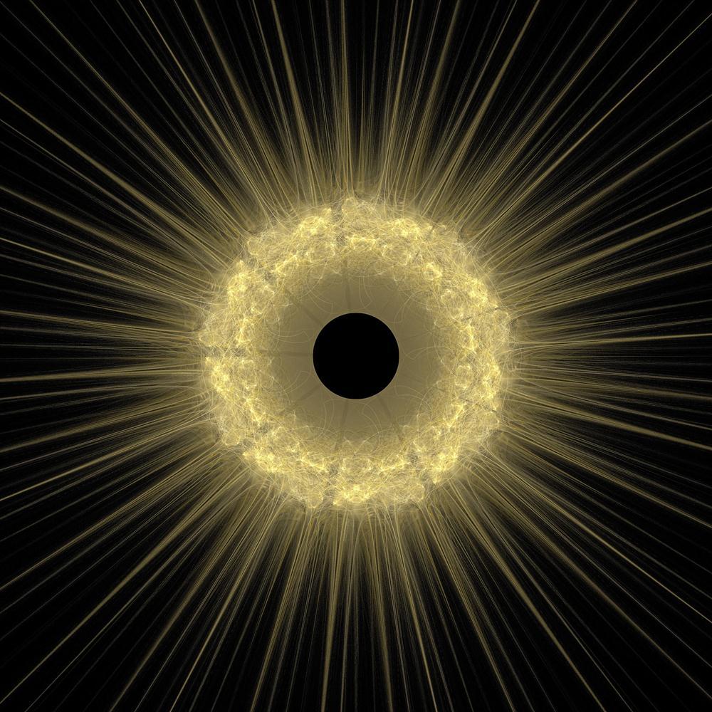 Abstract Fractal Art Canvas Painting Synthetic Frame - Paintings MDF Framing - ArtzFolio.com