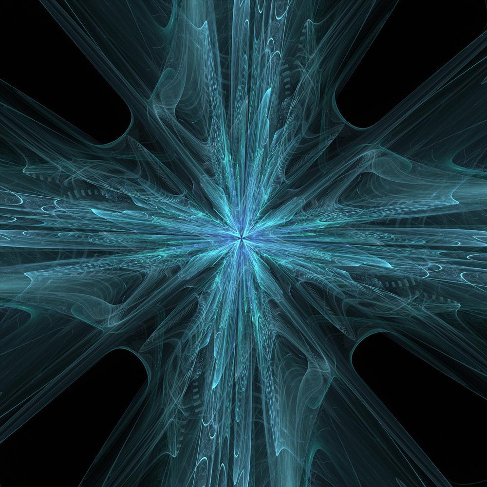 Abstract Fractal Art Canvas Painting Synthetic Frame - Paintings MDF Framing - ArtzFolio.com