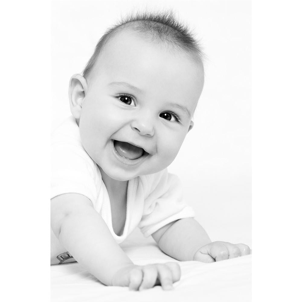 ArtzFolio Black & White Portrait Of Smiling Baby Unframed Paper Poster-Paper Posters Unframed-AZART22071826POS_UN_L-Image Code 5002756 Vishnu Image Folio Pvt Ltd, IC 5002756, ArtzFolio, Paper Posters Unframed, Kids, Photography, black, white, portrait, of, smiling, baby, unframed, paper, poster, wall, large, size, for, living, room, home, decoration, big, framed, decor, posters, pitaara, box, modern, art, with, frame, bedroom, amazonbasics, door, drawing, small, decorative, office, reception, multiple, frie