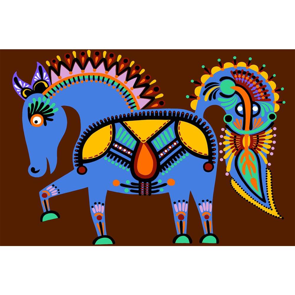 ArtzFolio Ukrainian Tribal Ethnic Artwork Unusual Horse D1 Unframed Paper Poster-Paper Posters Unframed-AZART22125390POS_UN_L-Image Code 5002766 Vishnu Image Folio Pvt Ltd, IC 5002766, ArtzFolio, Paper Posters Unframed, Traditional, Fine Art Reprint, ukrainian, tribal, ethnic, artwork, unusual, horse, d1, unframed, paper, poster, wall, large, size, for, living, room, home, decoration, big, framed, decor, posters, pitaara, box, modern, art, with, frame, bedroom, amazonbasics, door, drawing, small, decorative