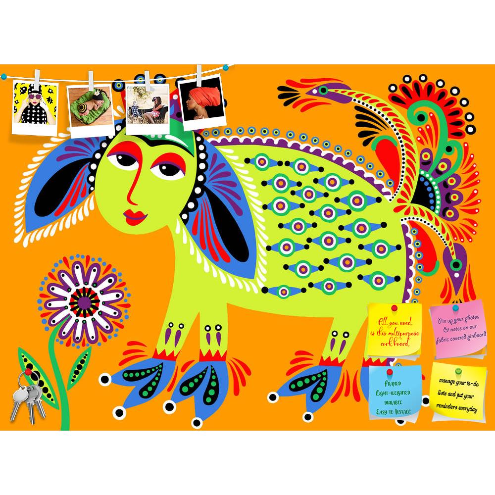 ArtzFolio Ukrainian Tribal Ethnic Artwork Unusual Animal Printed Bulletin Board Notice Pin Board Soft Board | Frameless-Bulletin Boards Frameless-AZSAO22125392BLB_FL_L-Image Code 5002767 Vishnu Image Folio Pvt Ltd, IC 5002767, ArtzFolio, Bulletin Boards Frameless, Traditional, Fine Art Reprint, ukrainian, tribal, ethnic, artwork, unusual, animal, printed, bulletin, board, notice, pin, soft, frameless, painting, folk, pin up board, push pin board, extra large cork board, big pin board, notice board, small bu