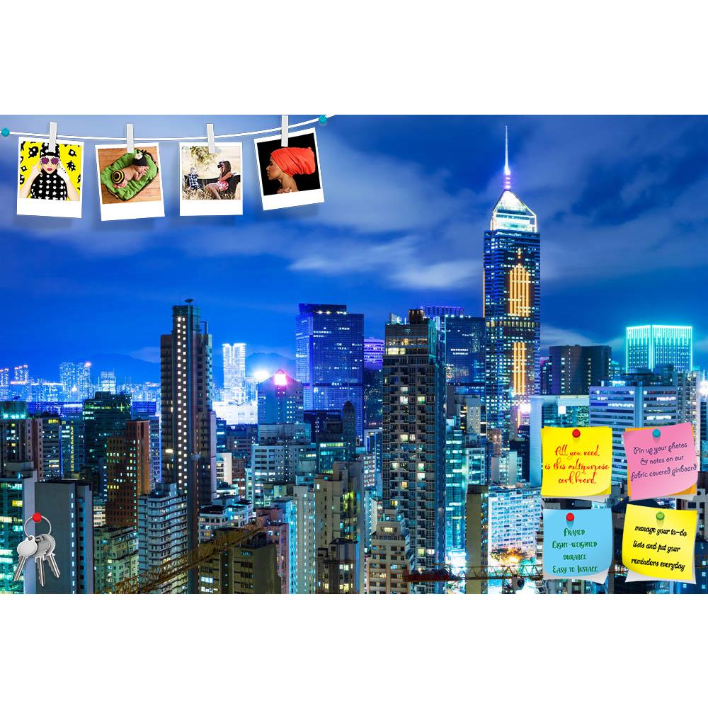 ArtzFolio Hong Kong Cityscape Printed Bulletin Board Notice Pin Board Soft Board | Frameless-Bulletin Boards Frameless-AZSAO22210596BLB_FL_L-Image Code 5002778 Vishnu Image Folio Pvt Ltd, IC 5002778, ArtzFolio, Bulletin Boards Frameless, Places, Photography, hong, kong, cityscape, printed, bulletin, board, notice, pin, soft, frameless, business, building, corporate, financial, district, landmark, night, skyline, modern, office, city, commercial, hongkong, sky, skyscraper, illuminated, pin up board, push pin