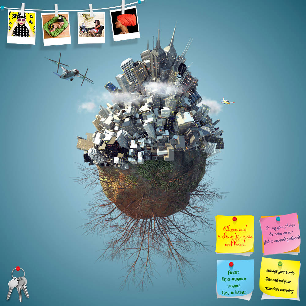 ArtzFolio World Is Not Enough Printed Bulletin Board Notice Pin Board Soft Board | Frameless-Bulletin Boards Frameless-AZSAO22230060BLB_FL_L-Image Code 5002780 Vishnu Image Folio Pvt Ltd, IC 5002780, ArtzFolio, Bulletin Boards Frameless, Conceptual, Places, Digital Art, world, is, not, enough, printed, bulletin, board, notice, pin, soft, frameless, aerial, air, atmosphere, blue, cloud, concept, conservation, city, day, design, earth, ecology, energy, environment, environmental, full, global, globe, green, g