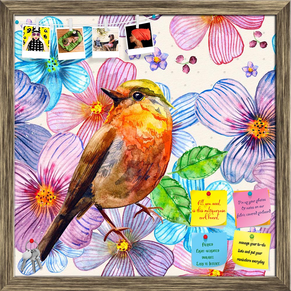 ArtzFolio Birds & Flowers D4 Printed Bulletin Board Notice Pin Board Soft Board | Framed-Bulletin Boards Framed-AZSAO22276302BLB_FR_L-Image Code 5002787 Vishnu Image Folio Pvt Ltd, IC 5002787, ArtzFolio, Bulletin Boards Framed, Birds, Floral, Kids, Fine Art Reprint, flowers, d4, printed, bulletin, board, notice, pin, soft, framed, nature, seamless, texture, watercolor, flower, pattern, background, spring, blossom, design, art, summer, painted, wallpaper, plant, colorful, graphic, painting, abstract, beautif